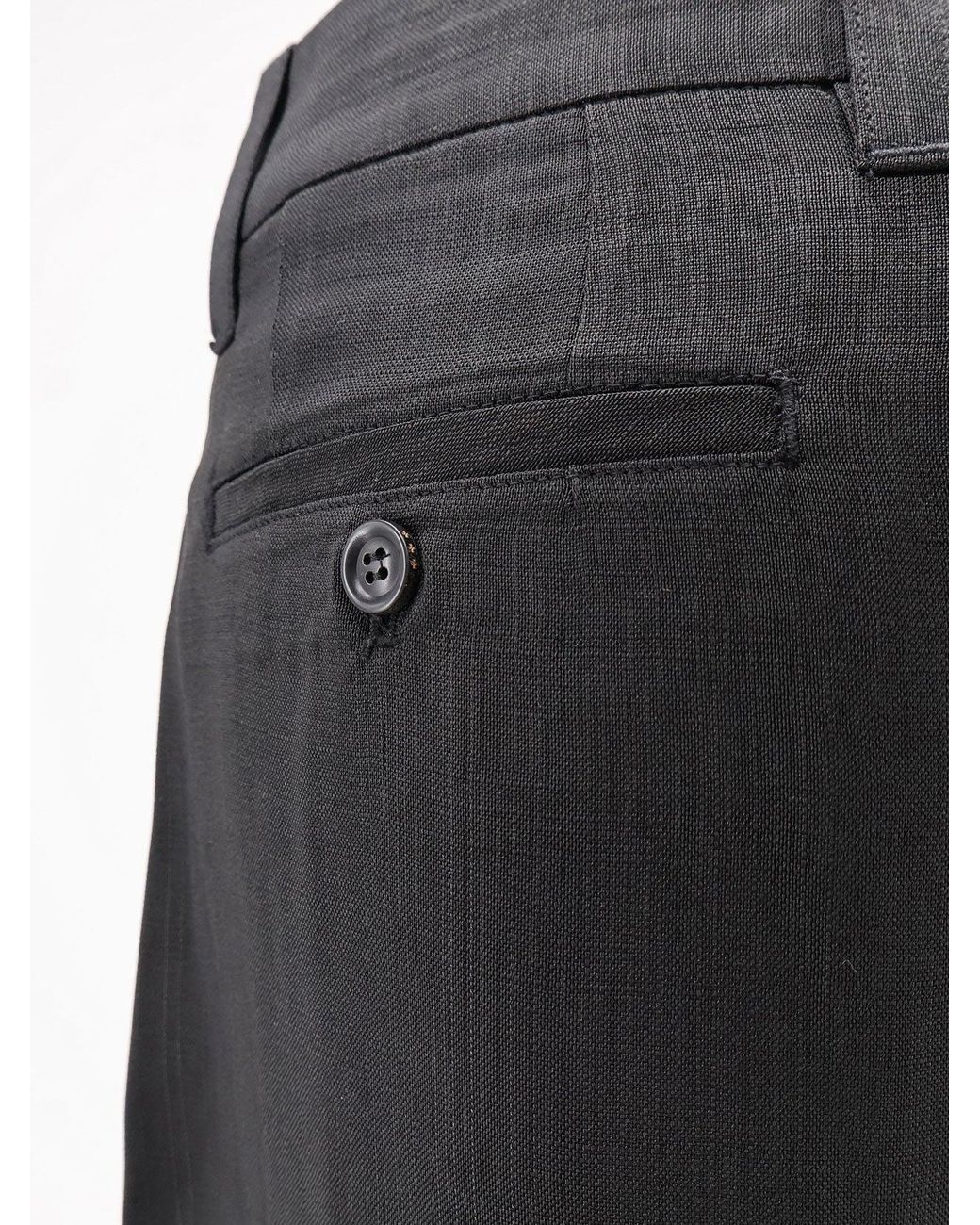 TONYWACK Black Airy Rayon Trousers
