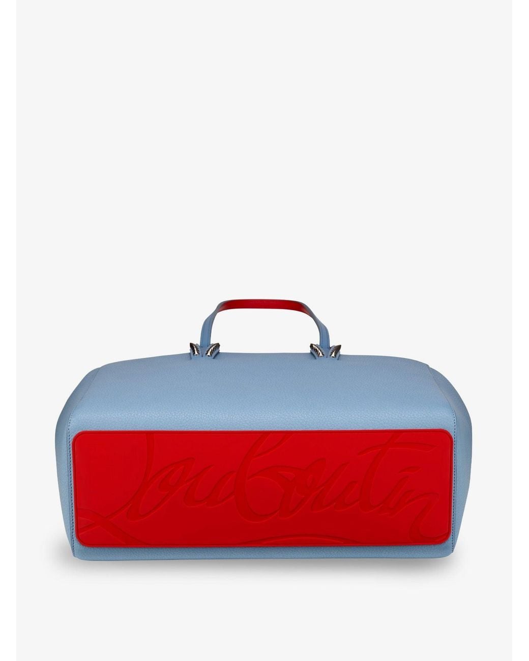 Christian Louboutin Blue Cabata Leather Shoulder Bag