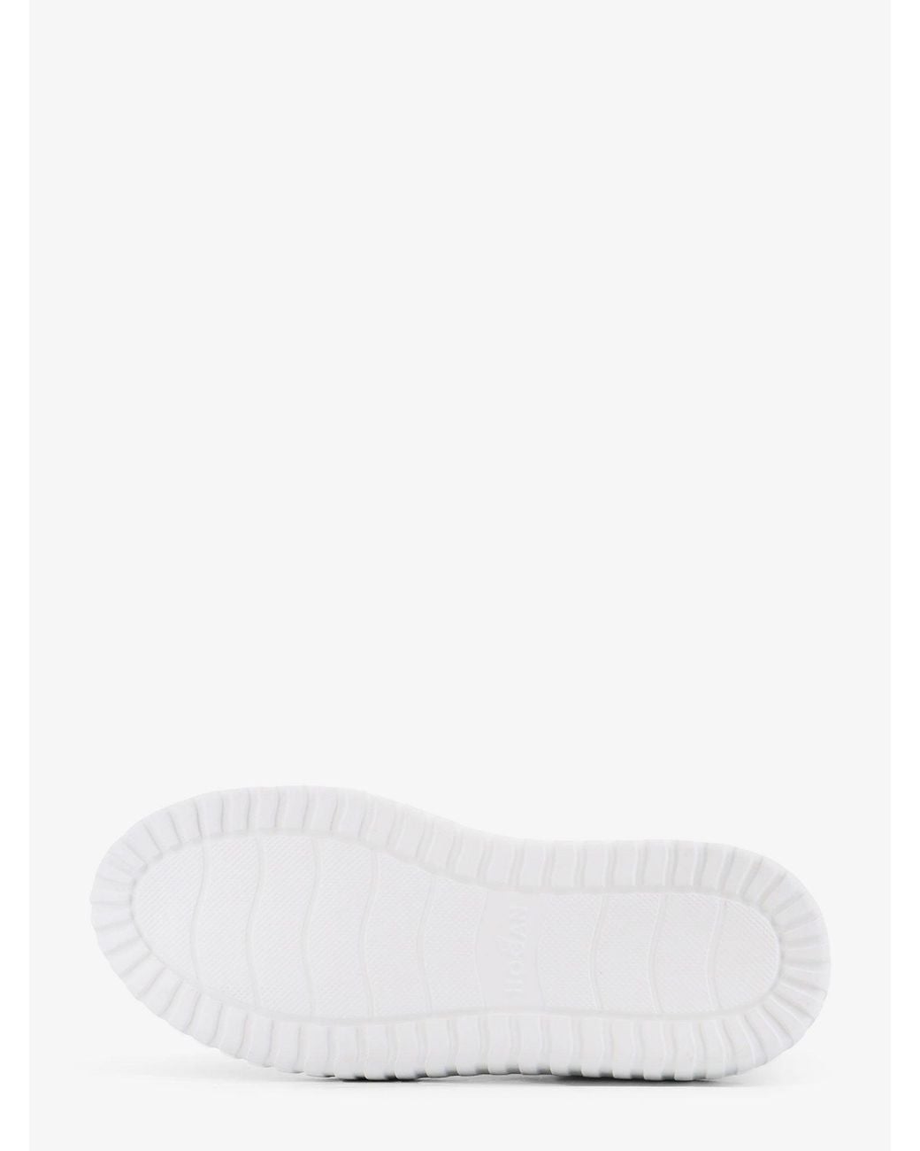 Hogan White And Leather Sneakers