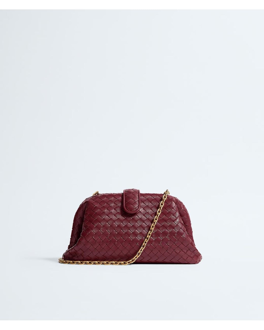 Bottega Veneta Red Lauren 1980 Small Clutch