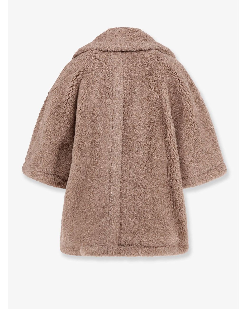 Max Mara Brown Mxapavido 4 Alpaca Cashmere Silk Cape