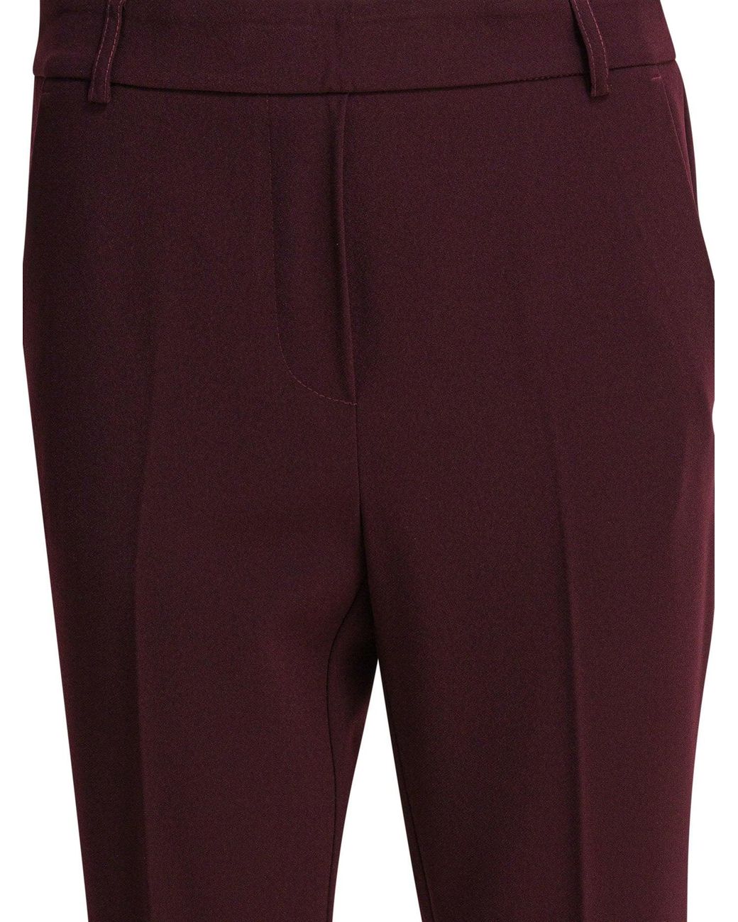 Semler Purple Pants With Elasticized Waist Trousers Bordeaux