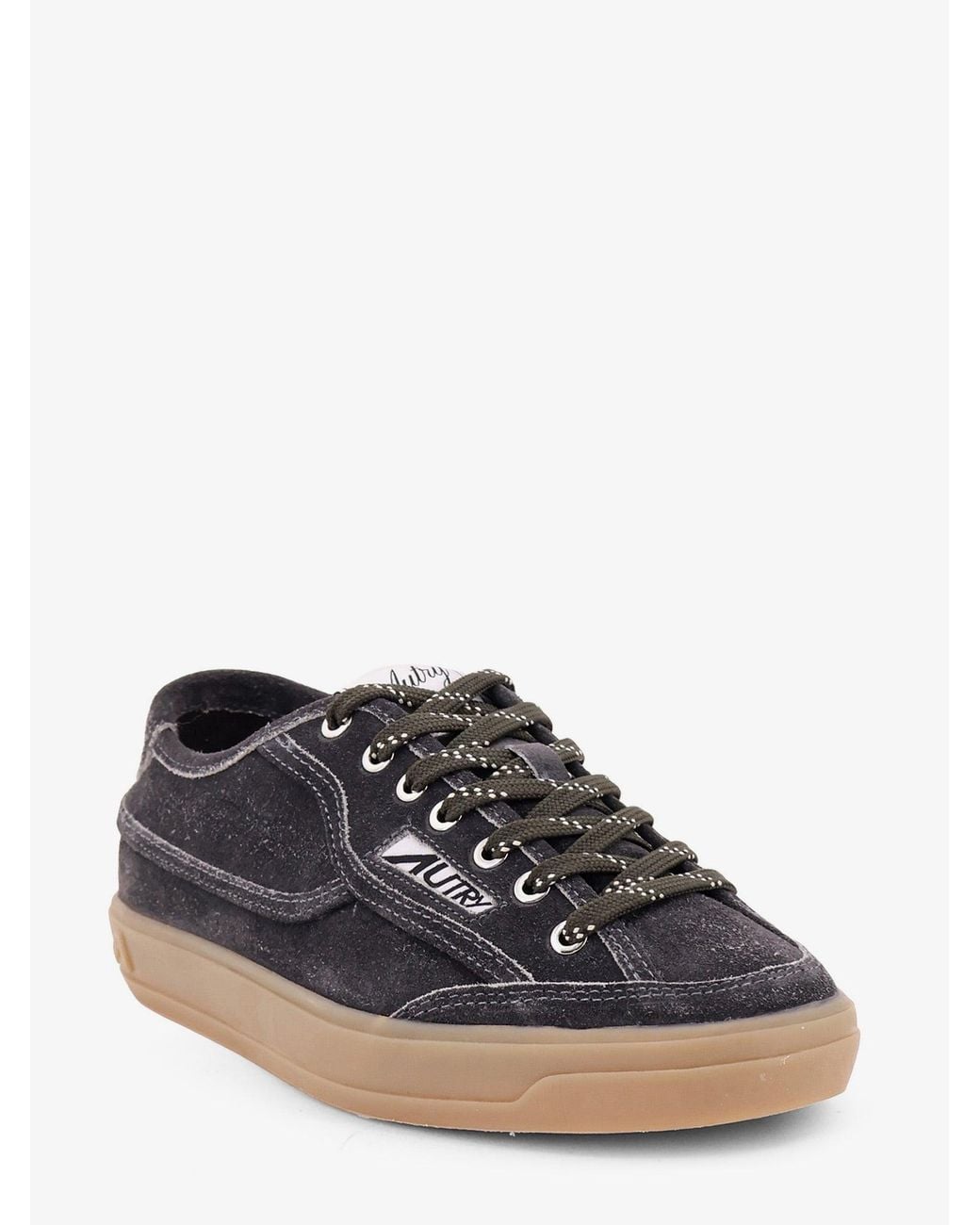 Autry Black Windscape Low Suede Sneakers