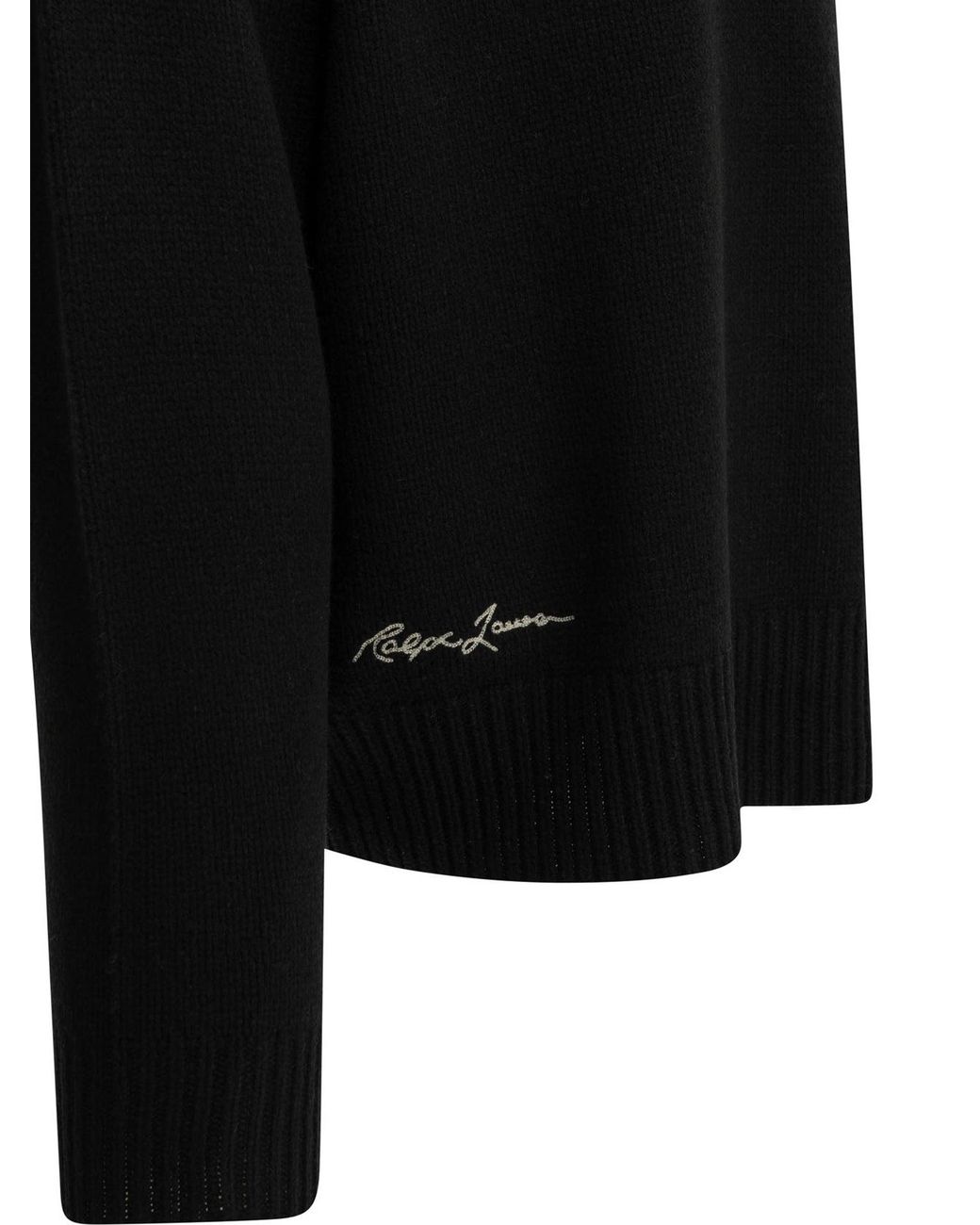 Polo Ralph Lauren Black "Yankees" Polo Sweater