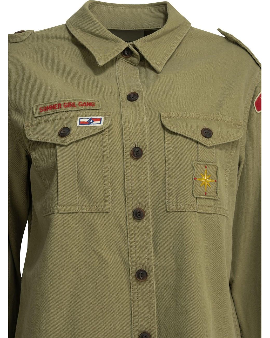 Isabel Marant Green "Umberta" Overshirt Jacket