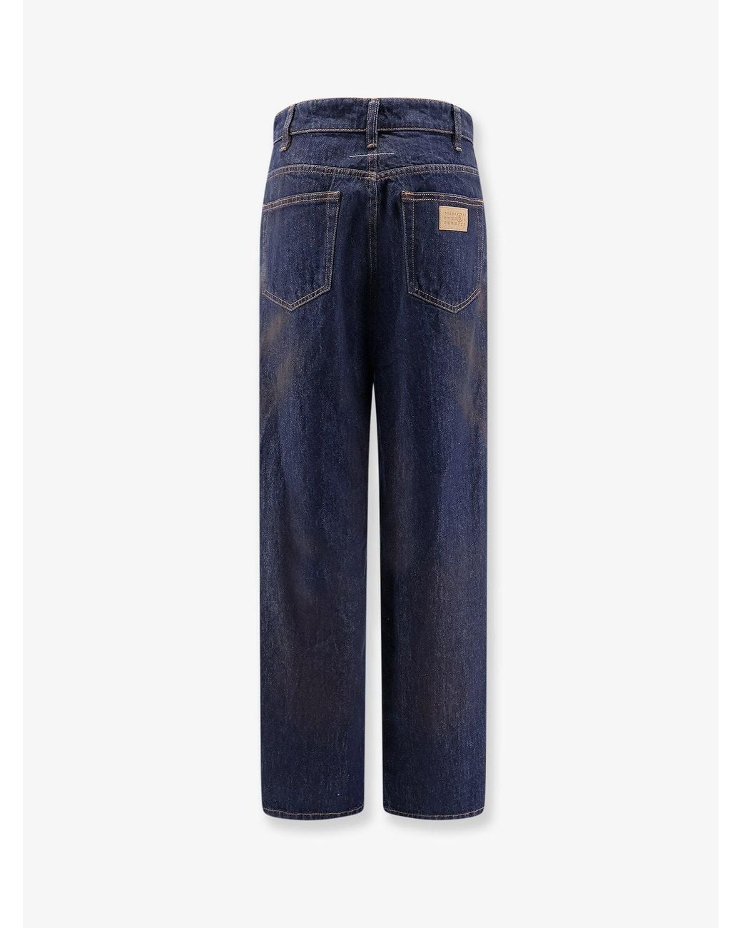 MM6 by Maison Margiela Blue Jeans With Signature Tag