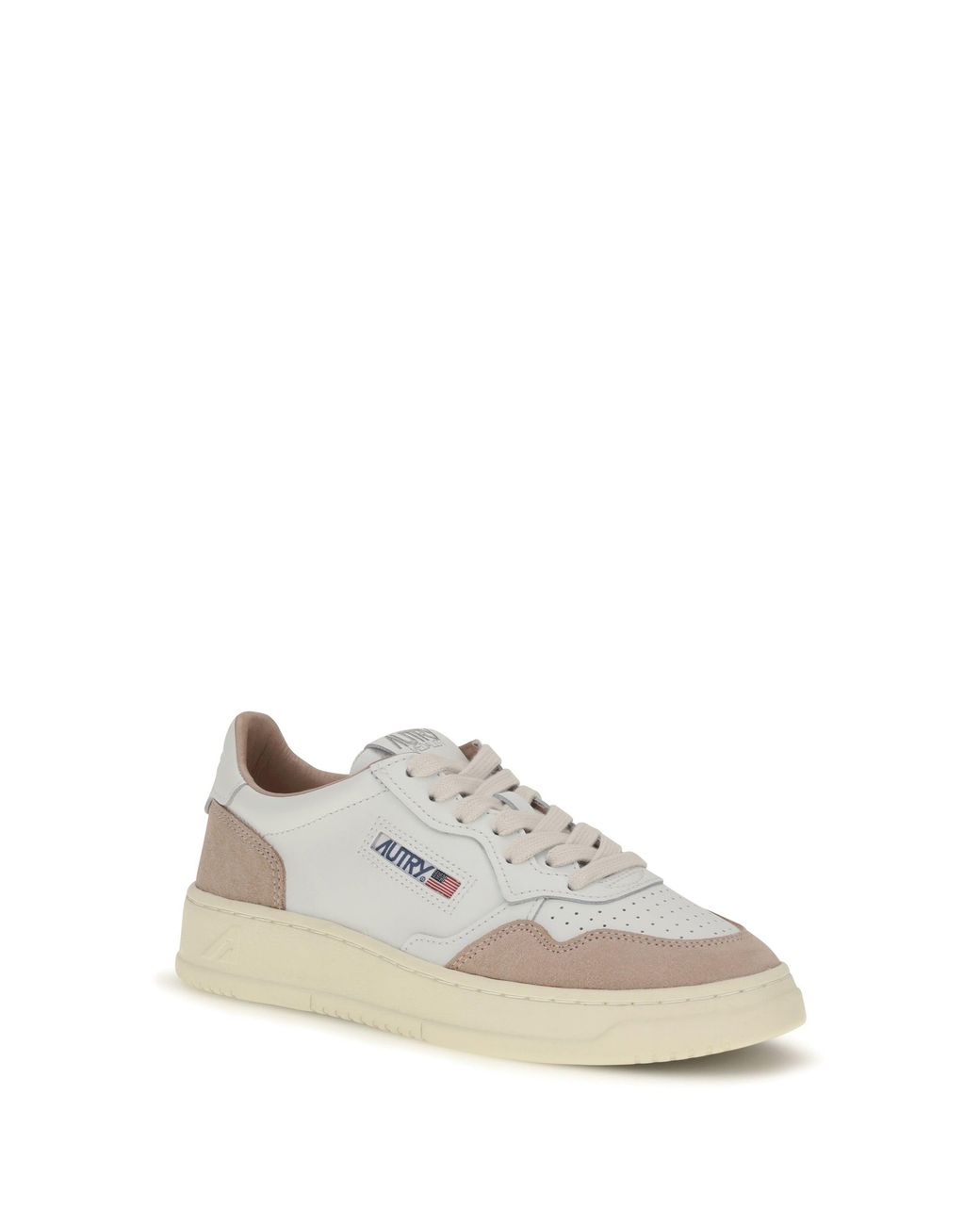 Autry White Medalist Low Leather Sneakers/Phard