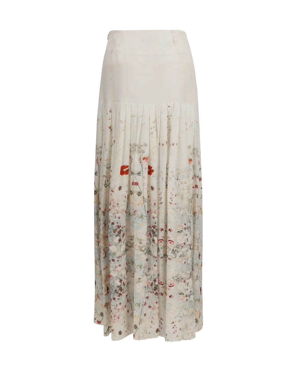 Crida Milano White Long Skirt Calla