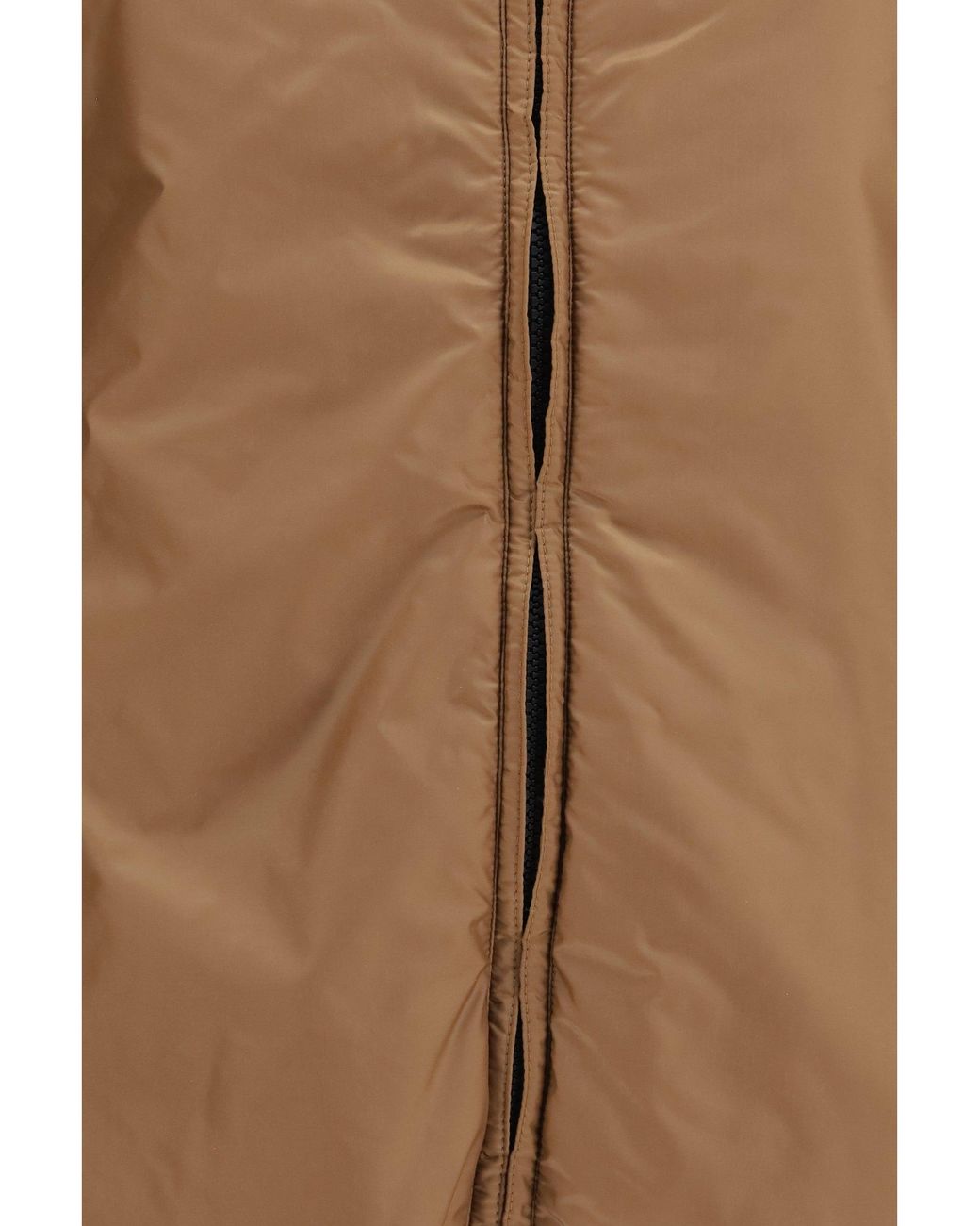Max Mara Brown Hooded Padded Jacket