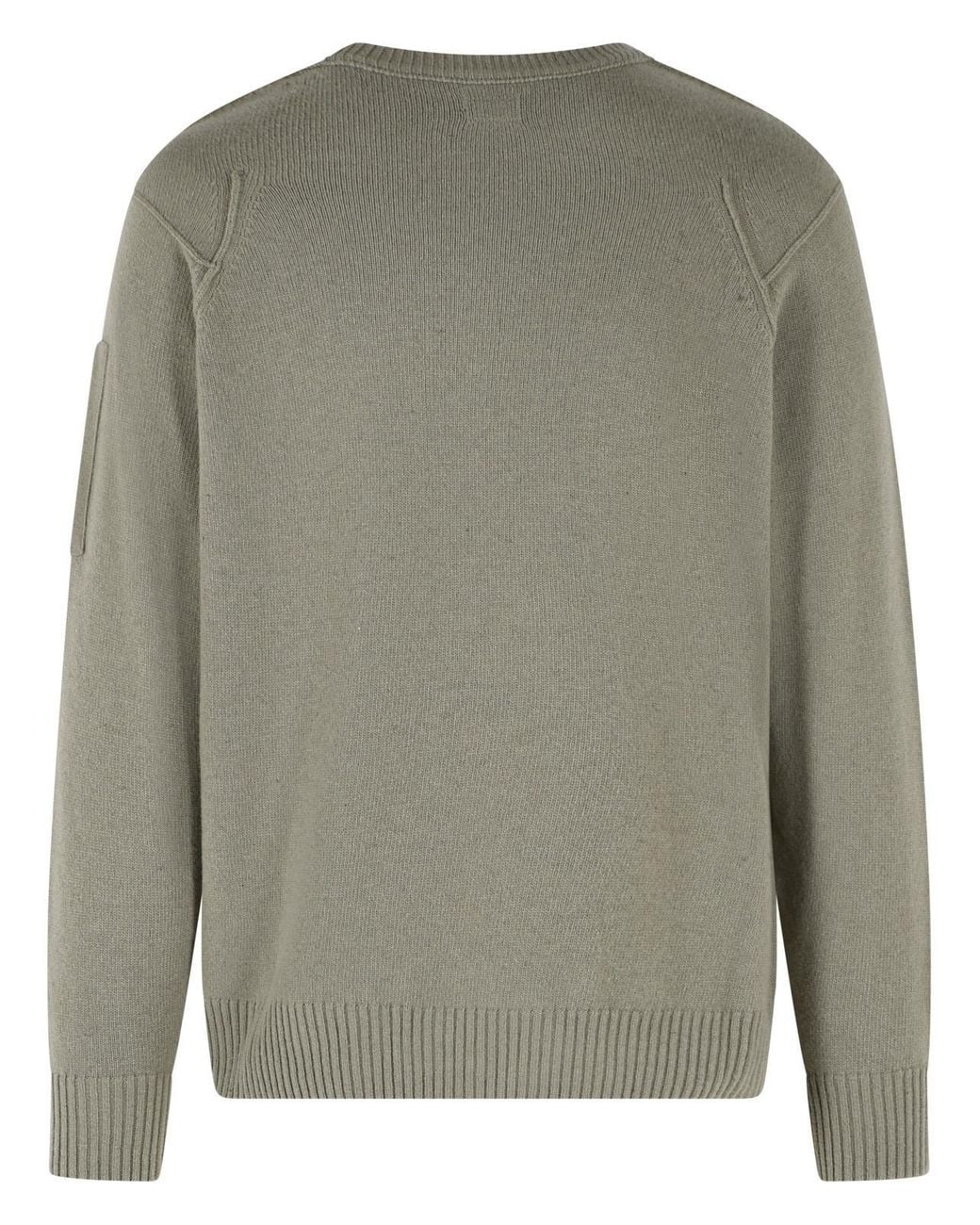 C P Company Gray C. P. Company Wool & Polyamide Sweater for men