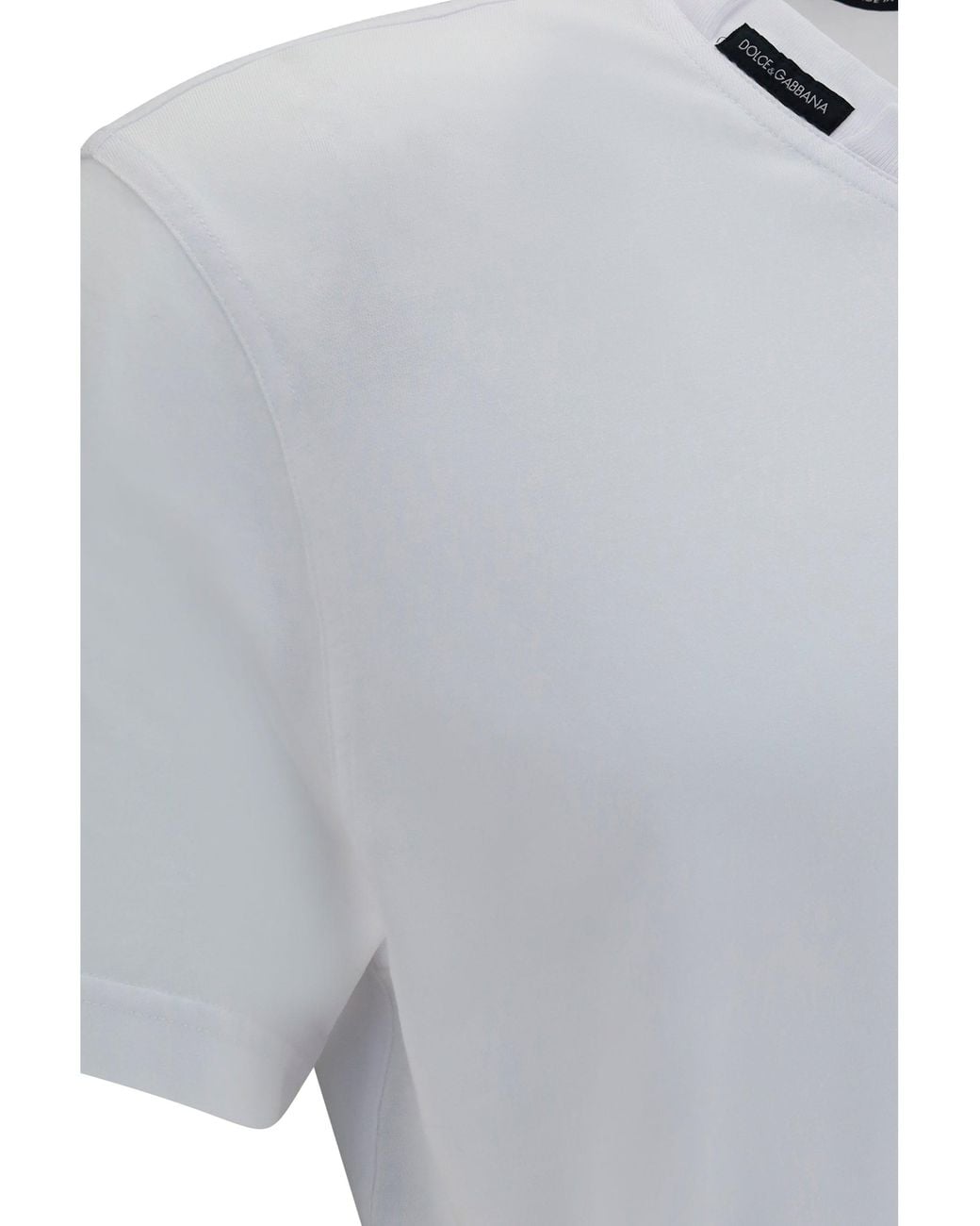 Dolce & Gabbana Gray Cotton Jersey T-Shirt for men