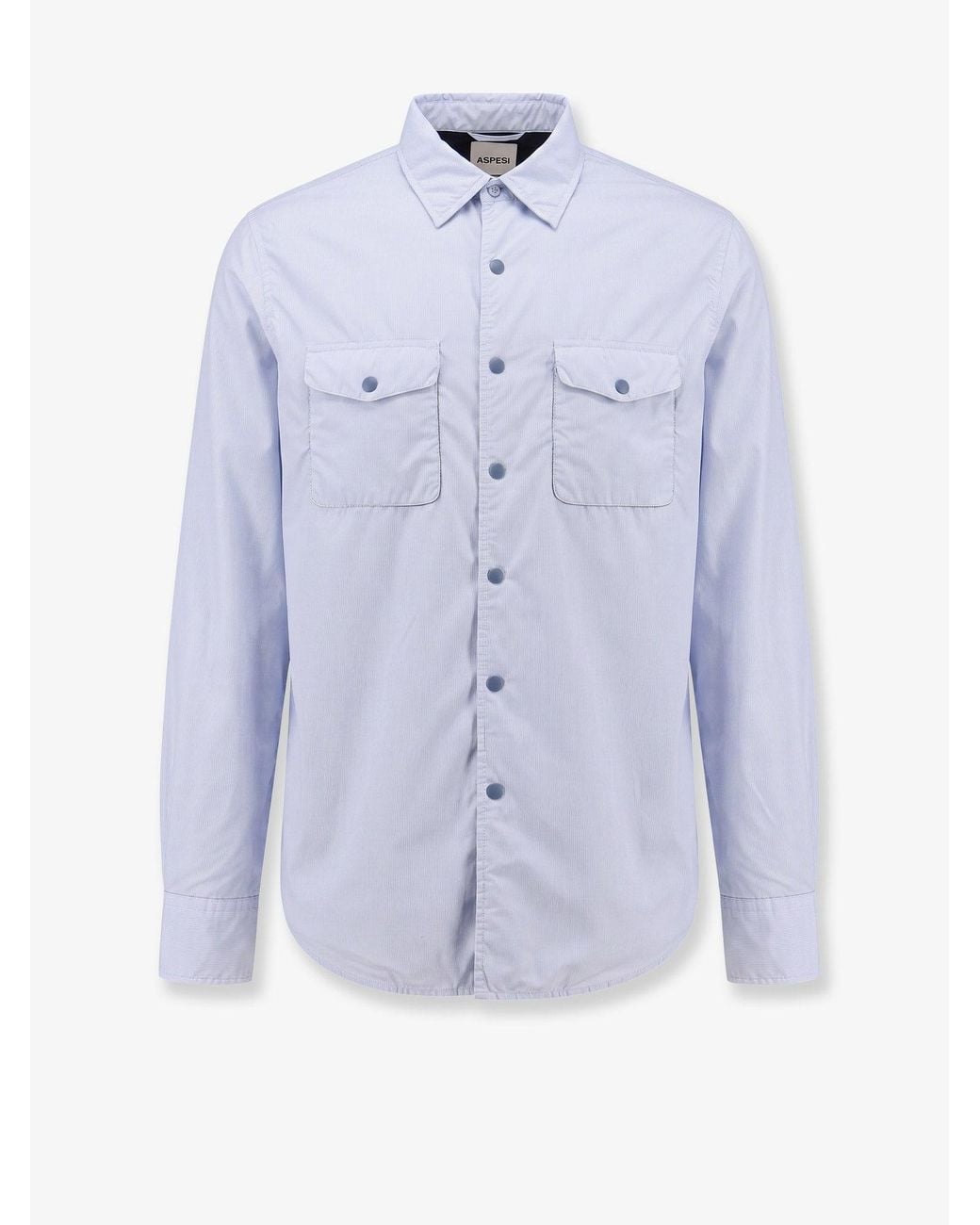 Aspesi Blue Comfortemp '13 Più' Shirt for men