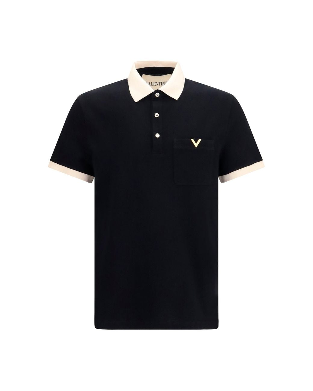 Valentino Black Polo Shirt for men