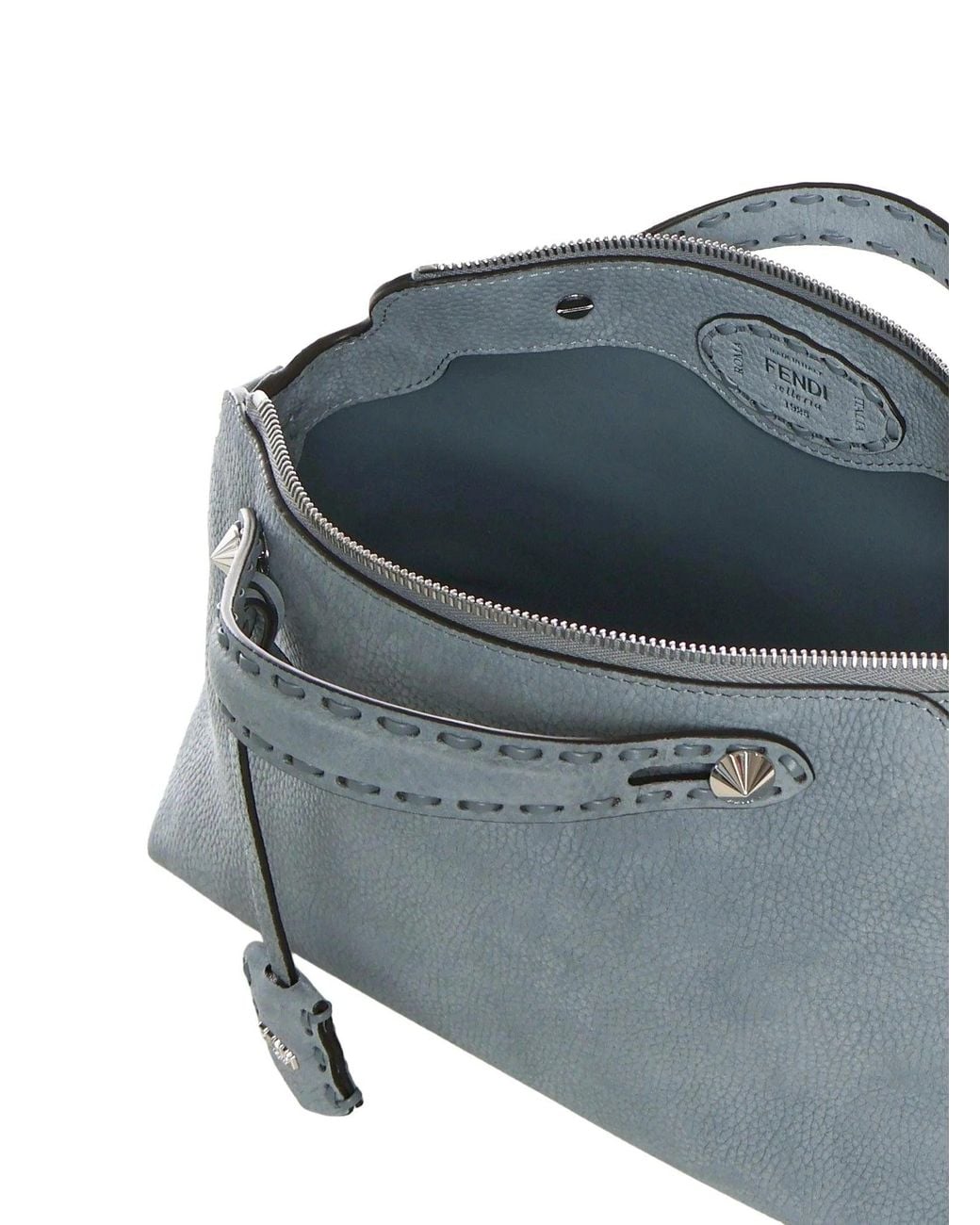 Fendi Blue By The Way Soft Medium Handbag Light
