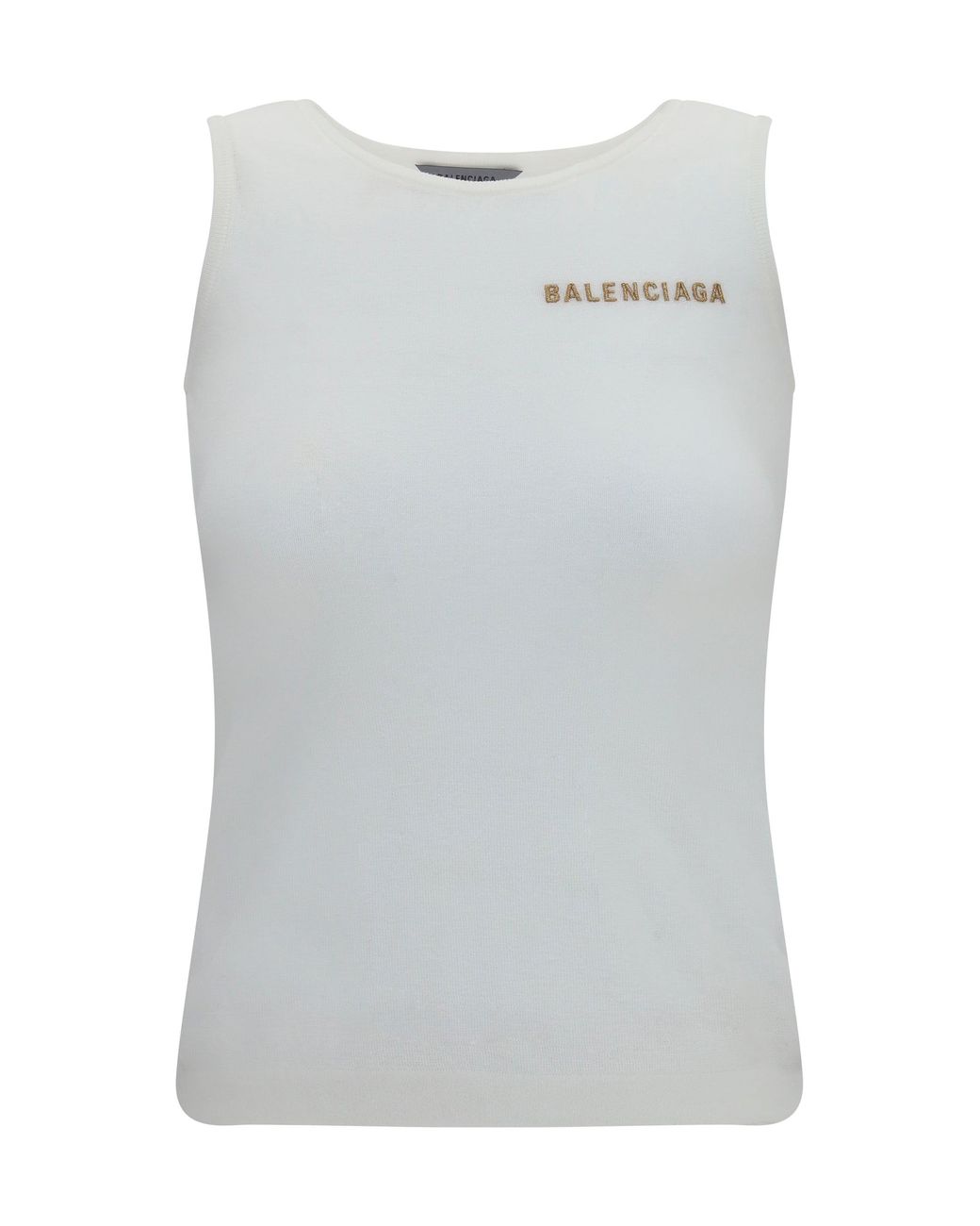 Balenciaga Gray Logo Tank Top