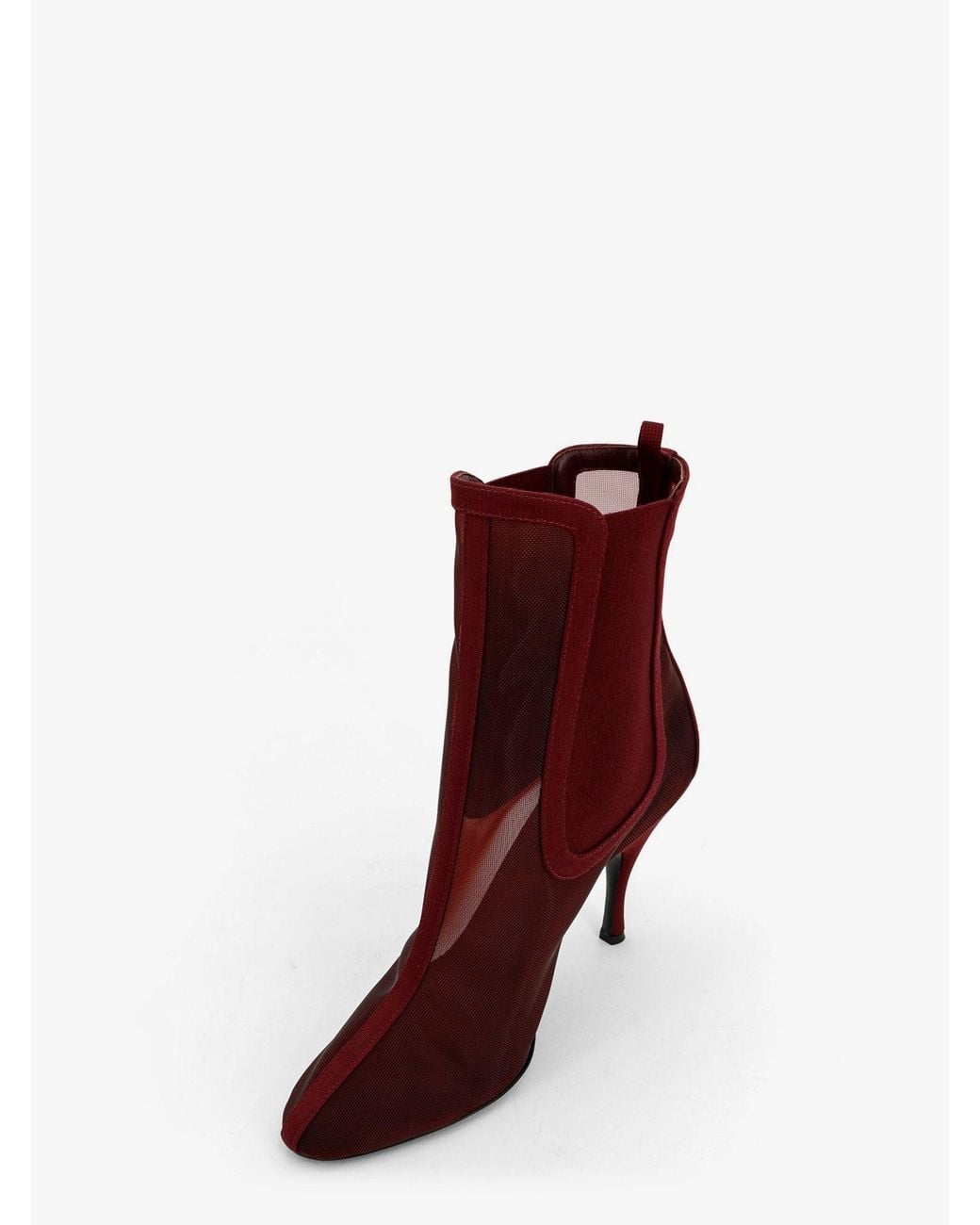 Alaïa Brown Mesh Chelsea Boots