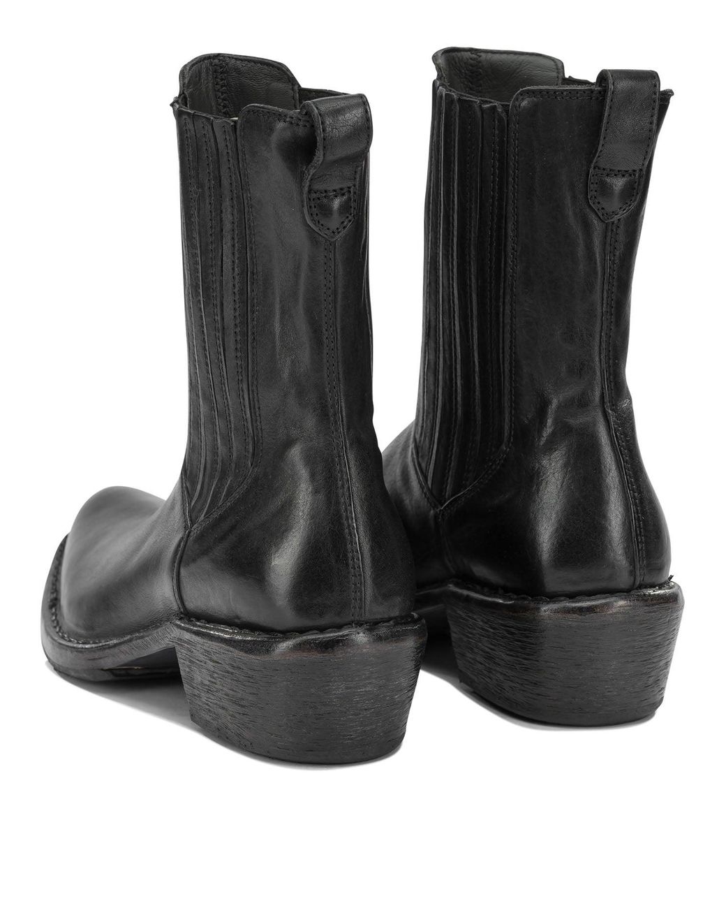 Moma Black "Dallas 50Mm" Cowboy Boots