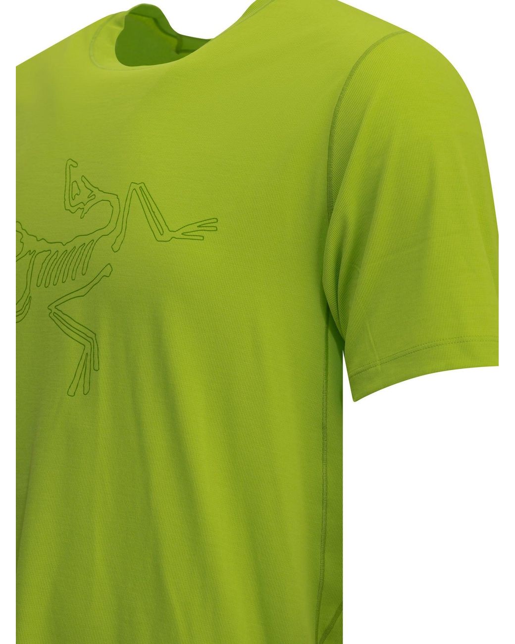 Arc'teryx Green Cormac Logo Crew-Neck T-Shirt for men