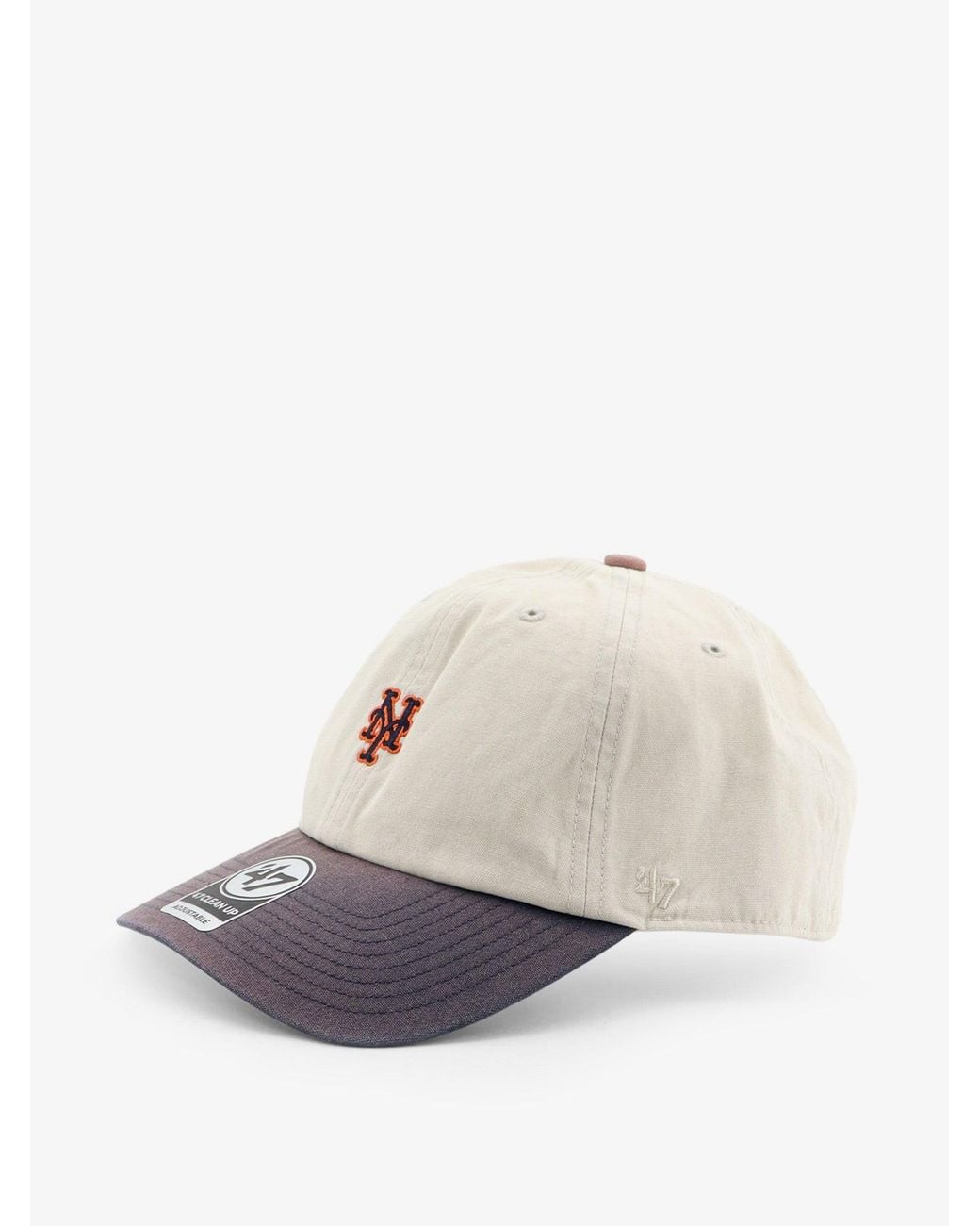 Represent White Cotton Hat With Embroidered Logo for men