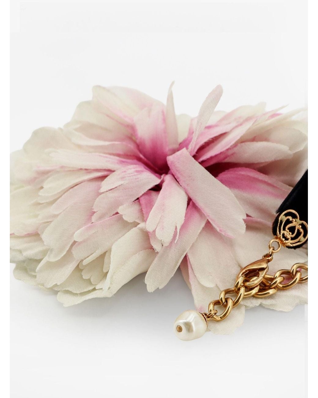 Dolce & Gabbana Pink Dolce & Gabbana Bracelet With Oversized Flower Detail