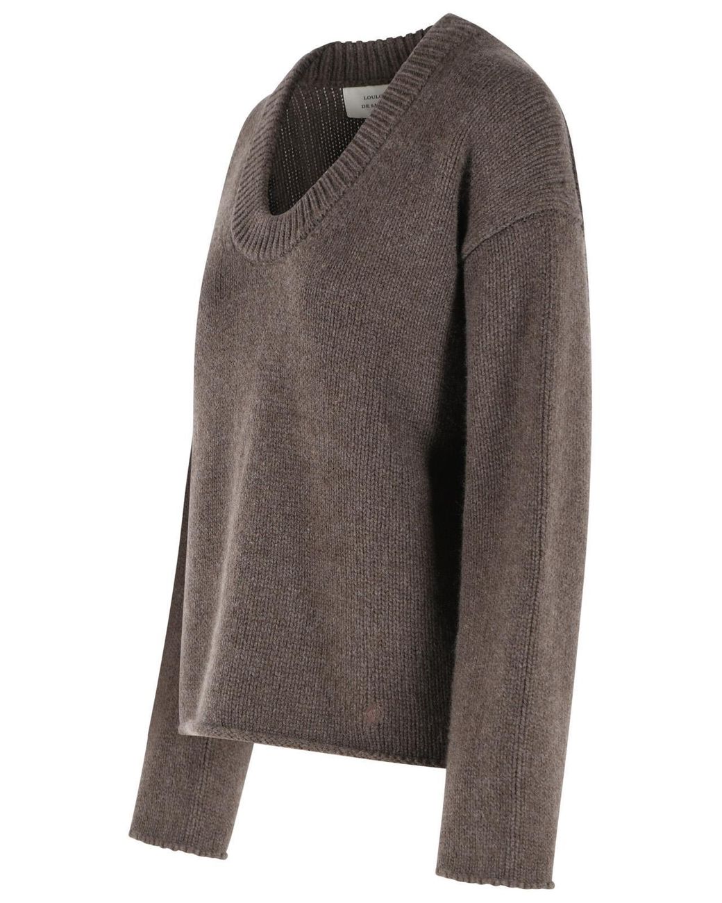 Loulou de Saison Gray Derry Cashmere Sweater