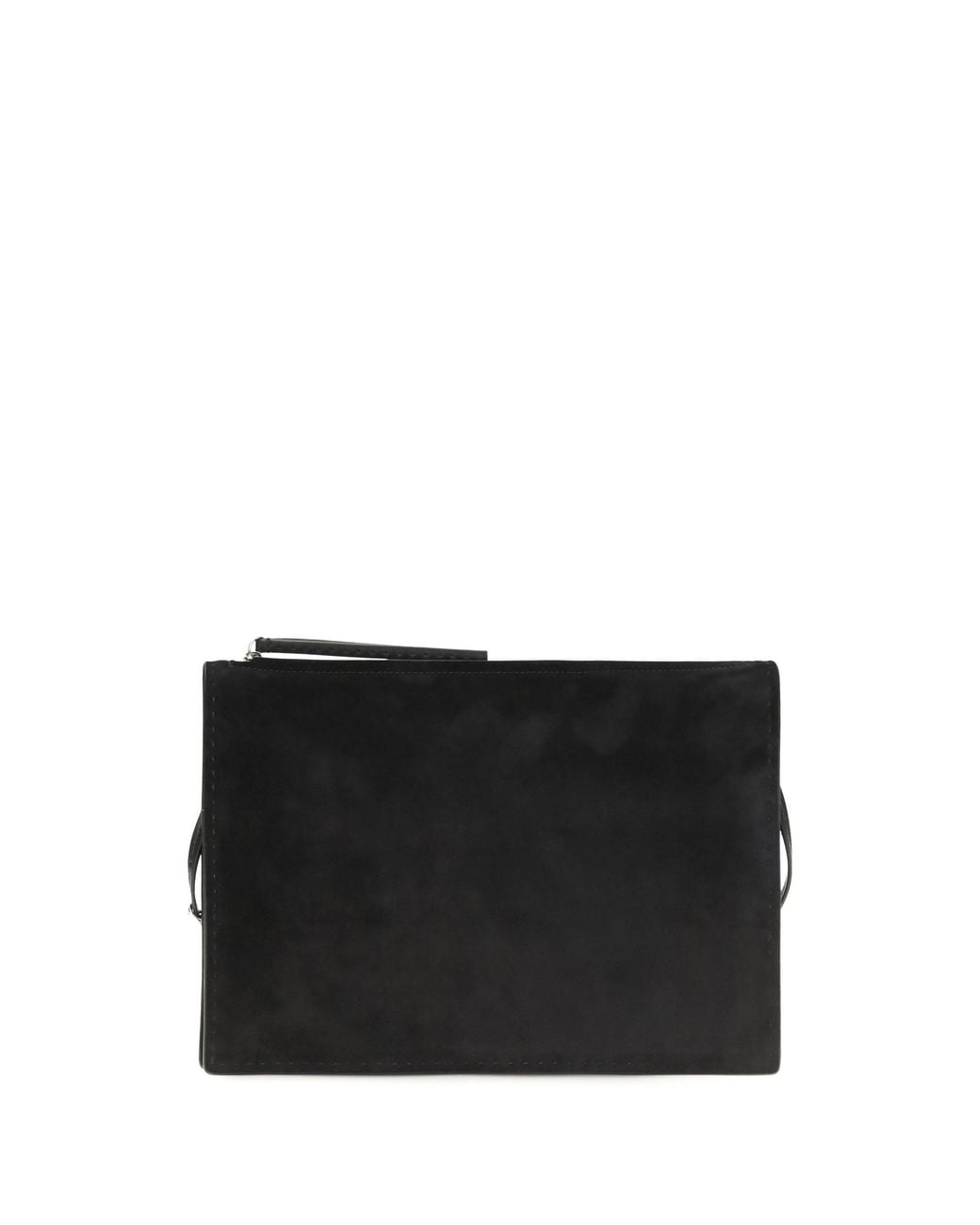 Phoebe Philo Black Glove Suede Clutch