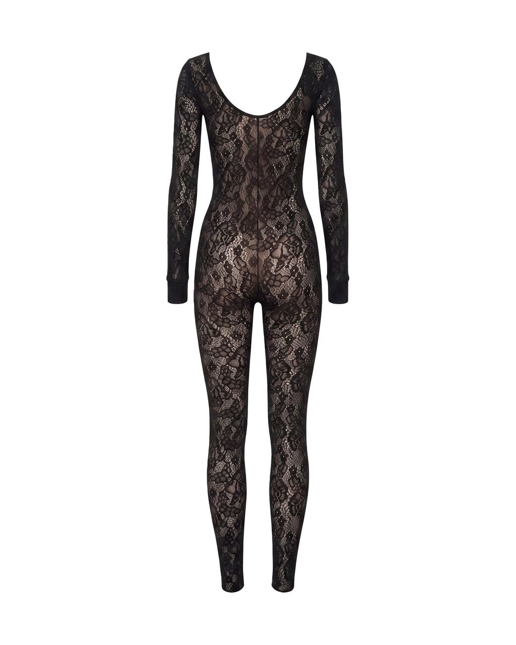 Wolford Black Infinite Rose Jumpsuit