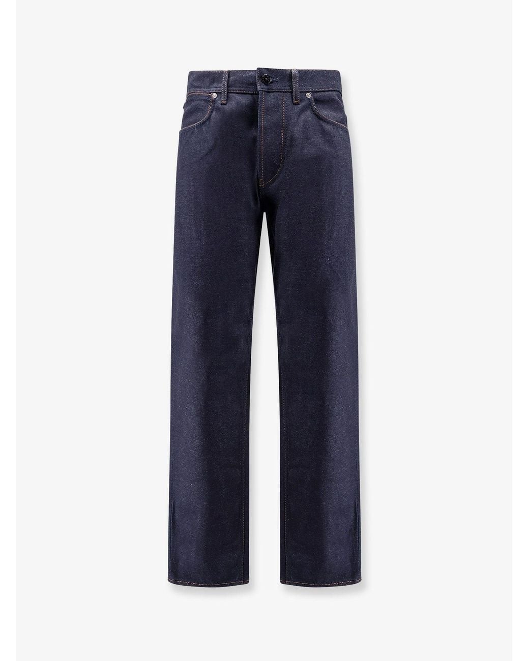 Stone Island Blue Denim Research Selvedge Jeans for men