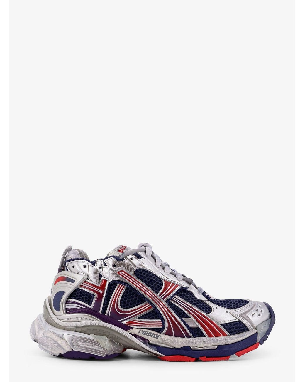 Balenciaga White Mesh And Nylon Runner Sneakers for men