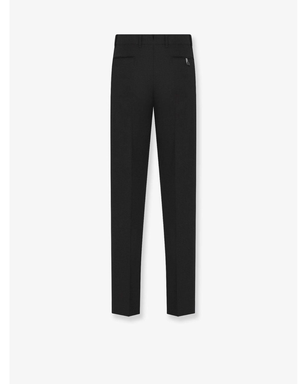 Dior Black Dior Slim Fit Virgin Wool And Mohair Trousers for men