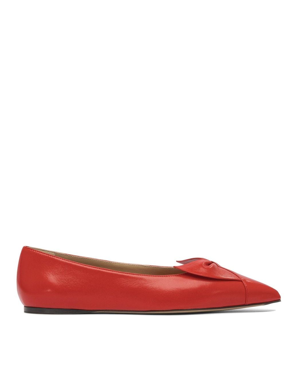Ferragamo Red Ballerinas