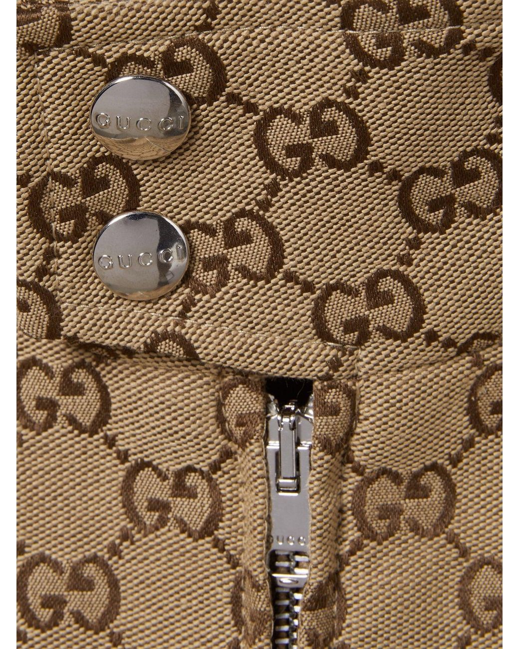 Gucci Natural Gg Fabric Jacket for men
