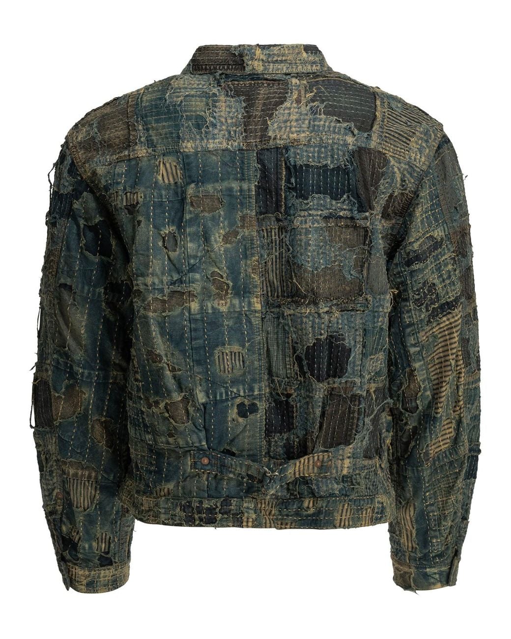 Kapital Green "Boro Spring" Denim Jacket for men