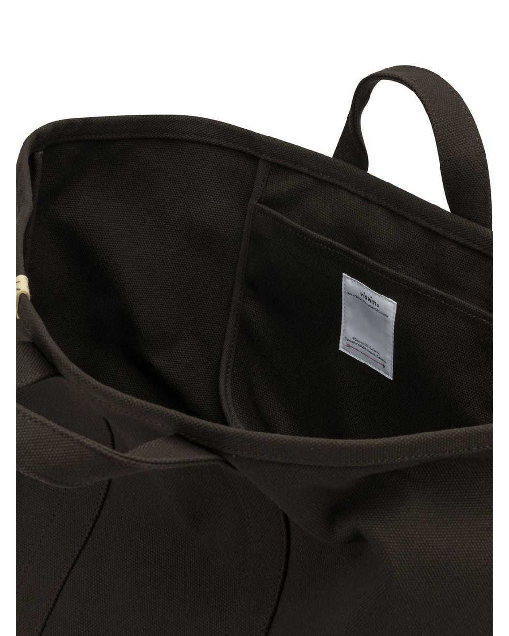 Visvim Black "Canvas Rime Tote L" Large Hand Bag for men