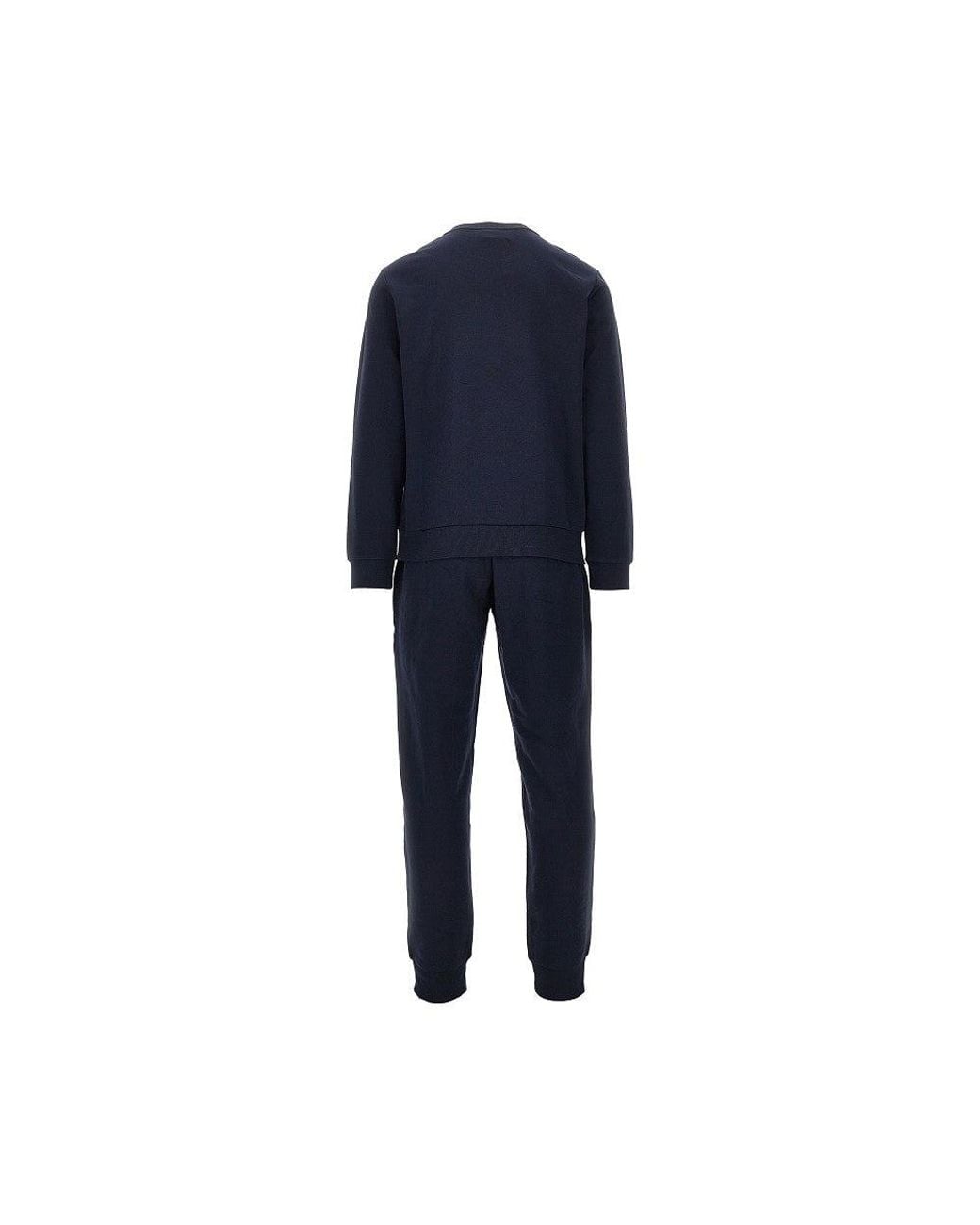 EA BODYWEAR Blue Cotton-Blend Loungewear Set for men