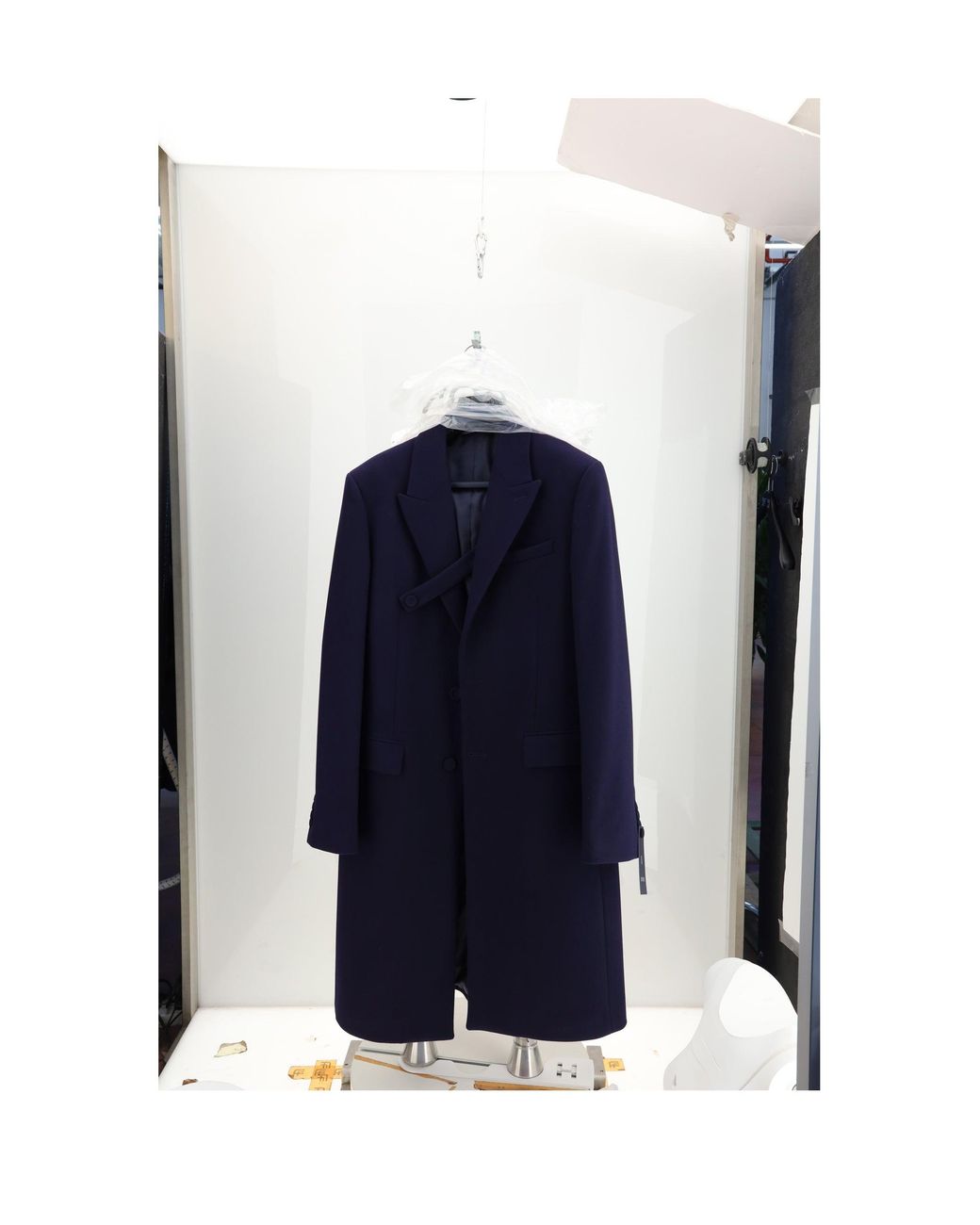Dior Blue Coat Fleece Wool for men