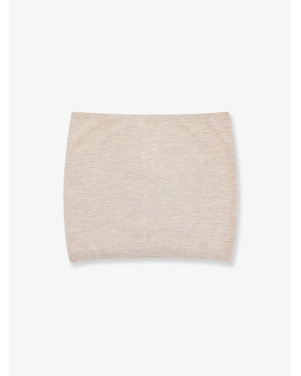 Max Mara White Faretra Cashmere Sweater With Matching Removable Band