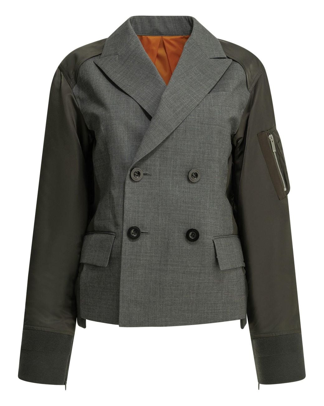 Sacai Gray Blazer