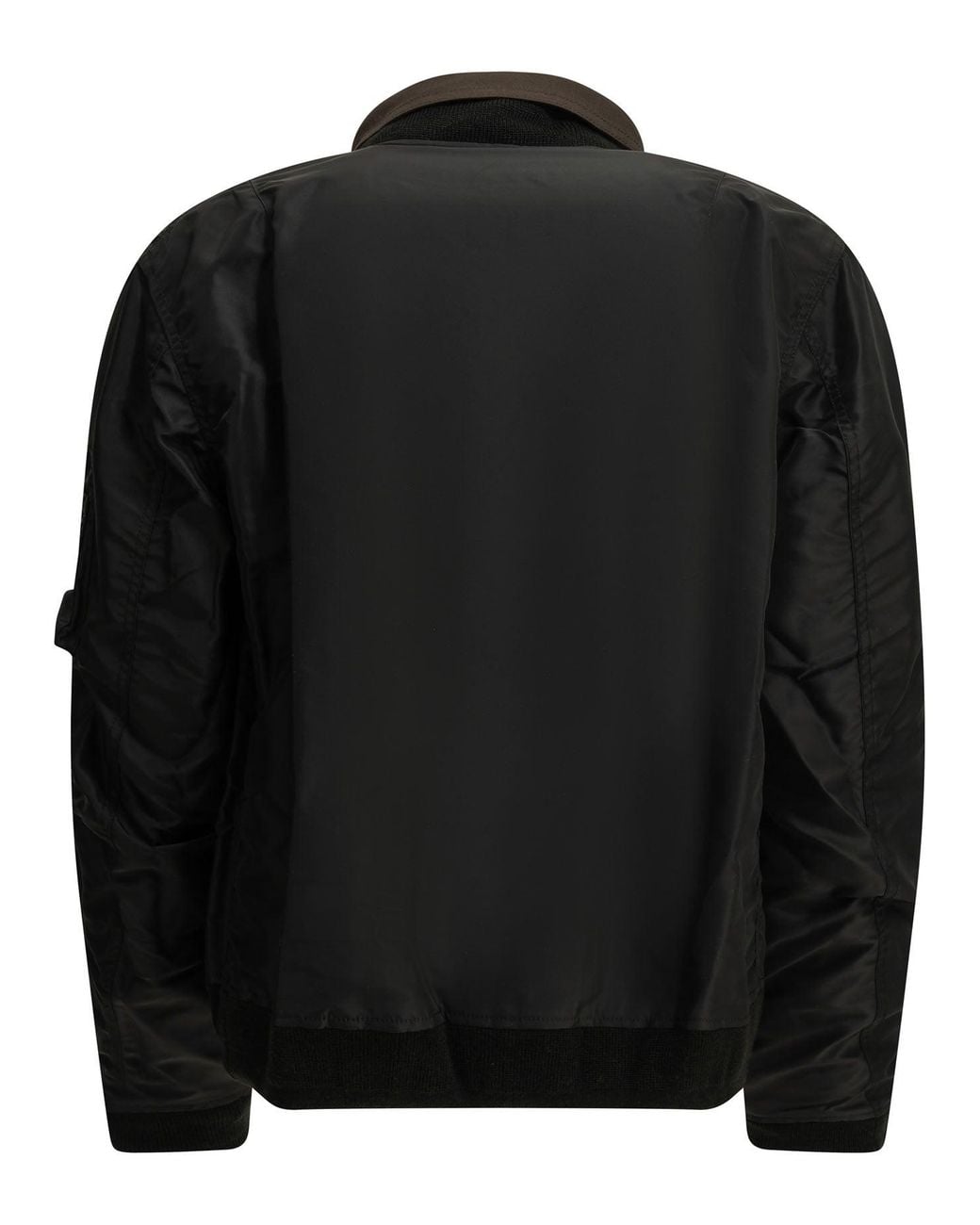 Sacai Black "Nylon Twill X Ripstop Reversible" Quilted Jacket
