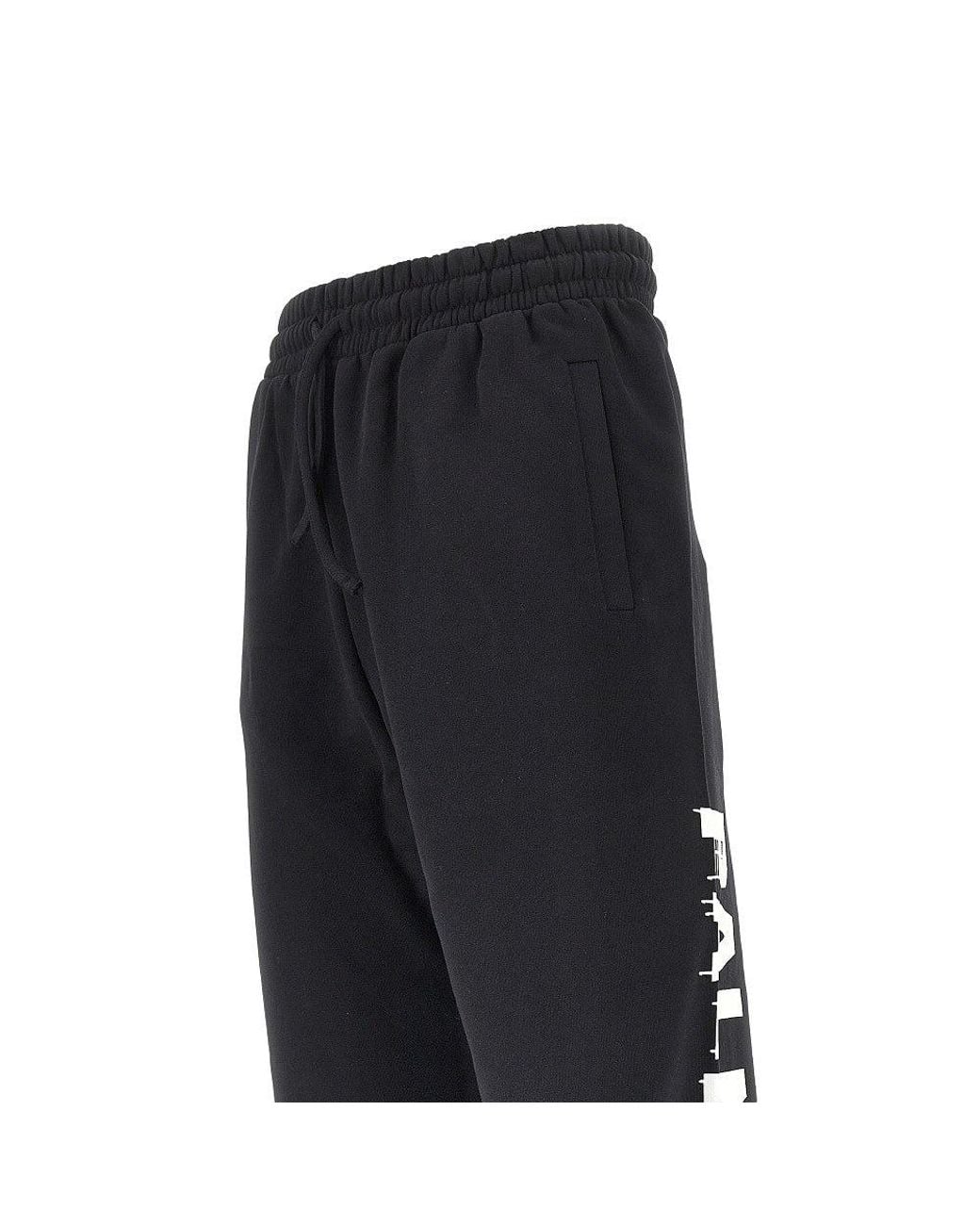 Palm Angels Black 'Palm Hills' Print Sweatpants for men