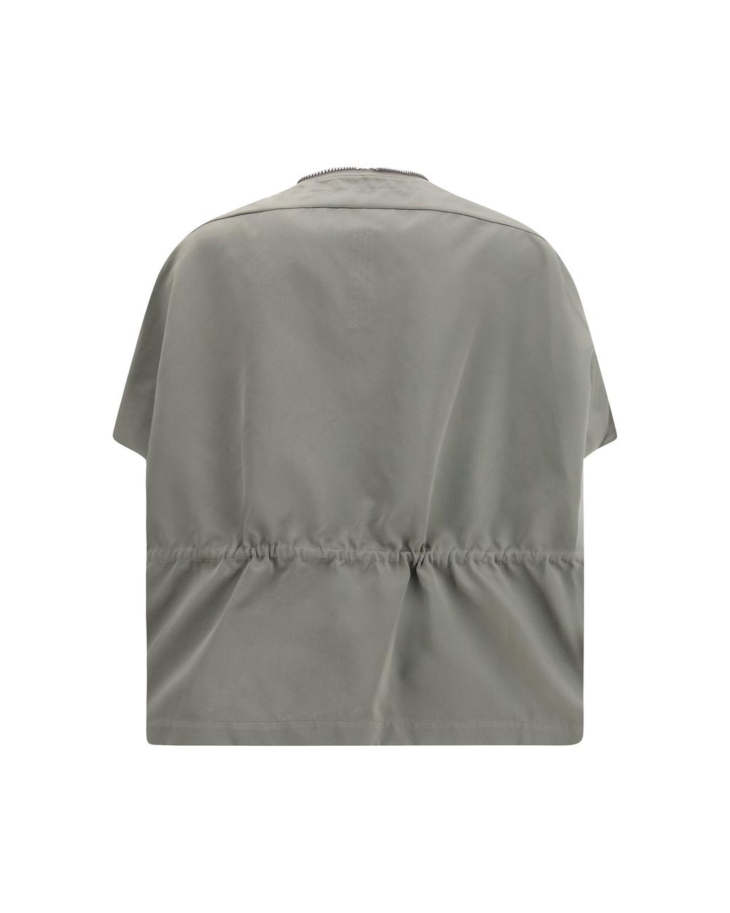 Rick Owens Gray Satin Jacket