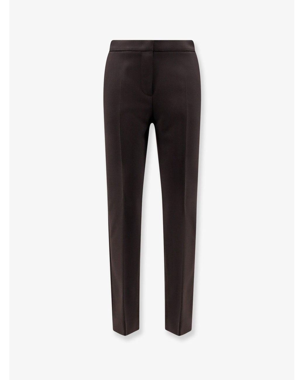 Max Mara Black Mxmacino Stretch Virgin Wool Trousers