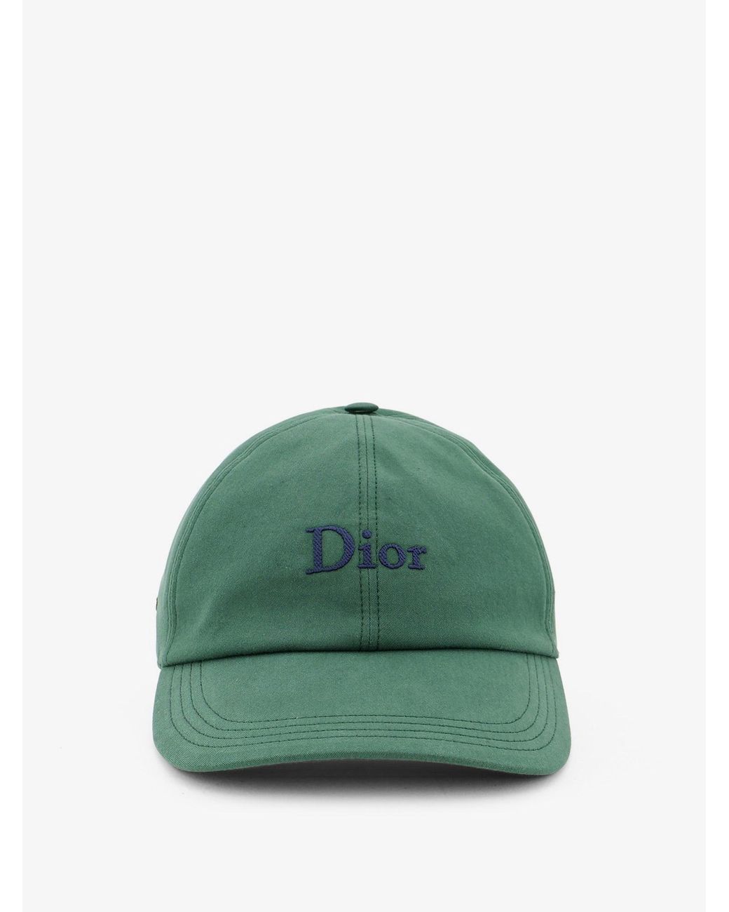 Dior Green Cotton Baseball Hat for men
