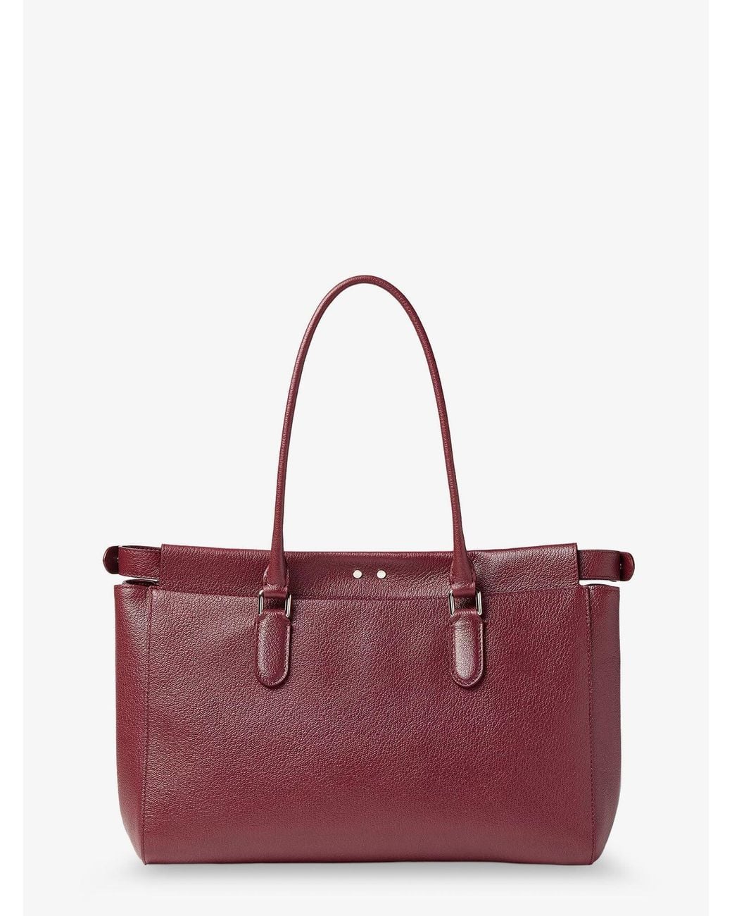 Fendi Purple Peekaboo Leather Shoulder Bag