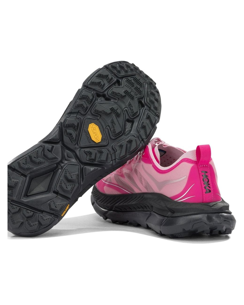 Hoka One One Pink "Mafate Speed 4 Lite" Low-Top Sneakers