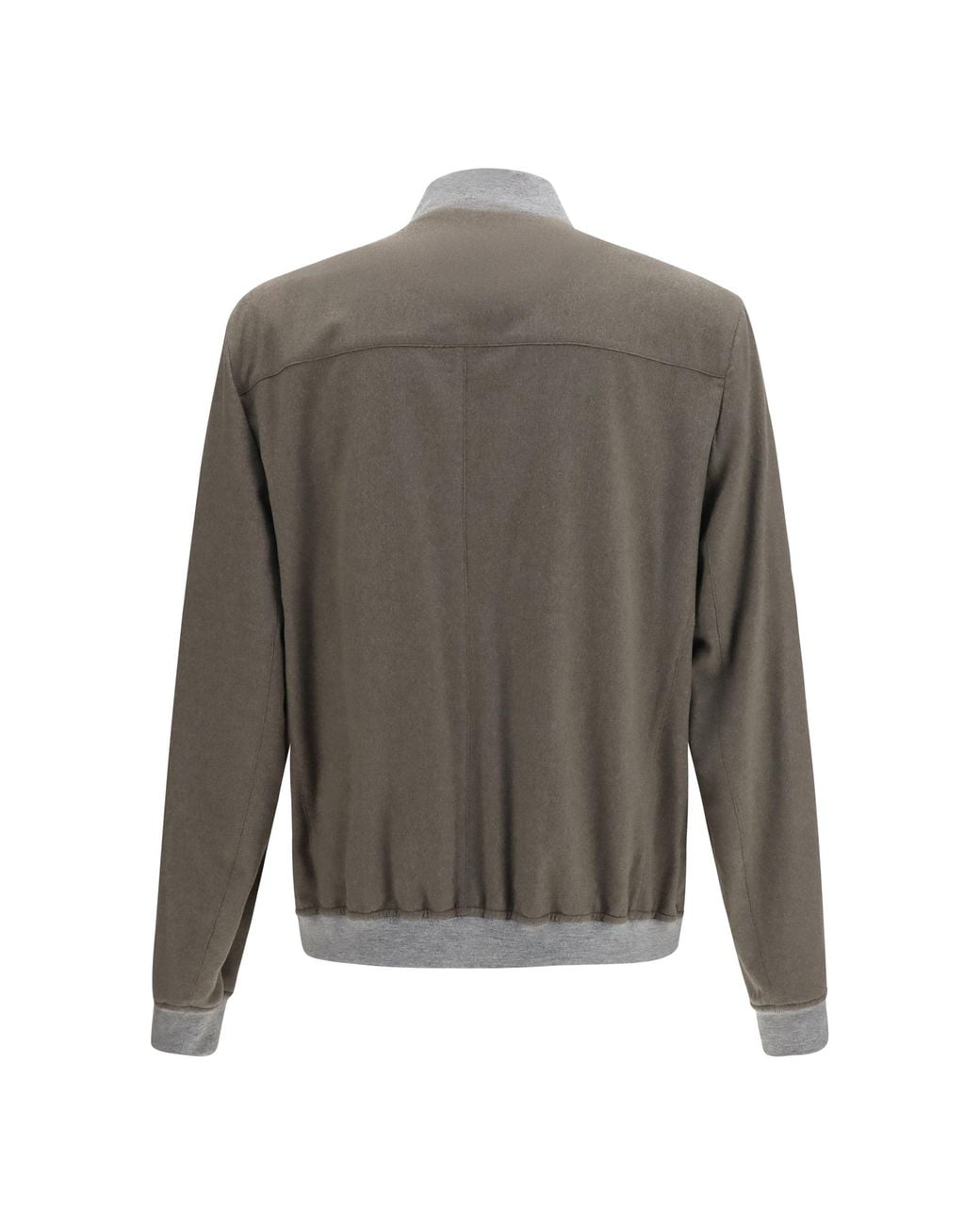 Brunello Cucinelli Gray Cashmere Jacket for men