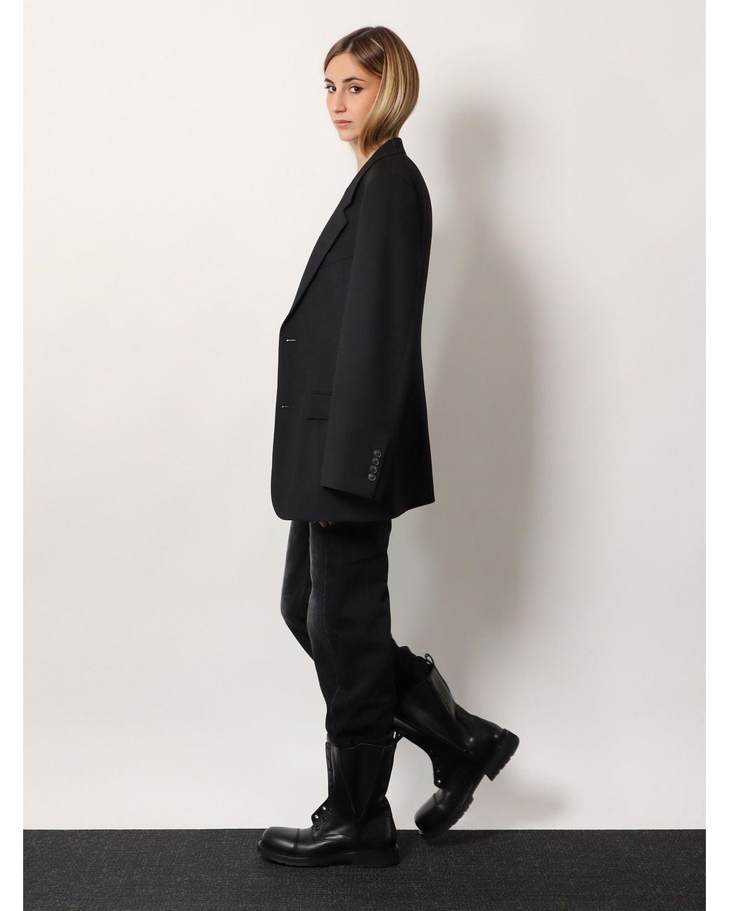 Balenciaga Blue Tailored Standard Blazer