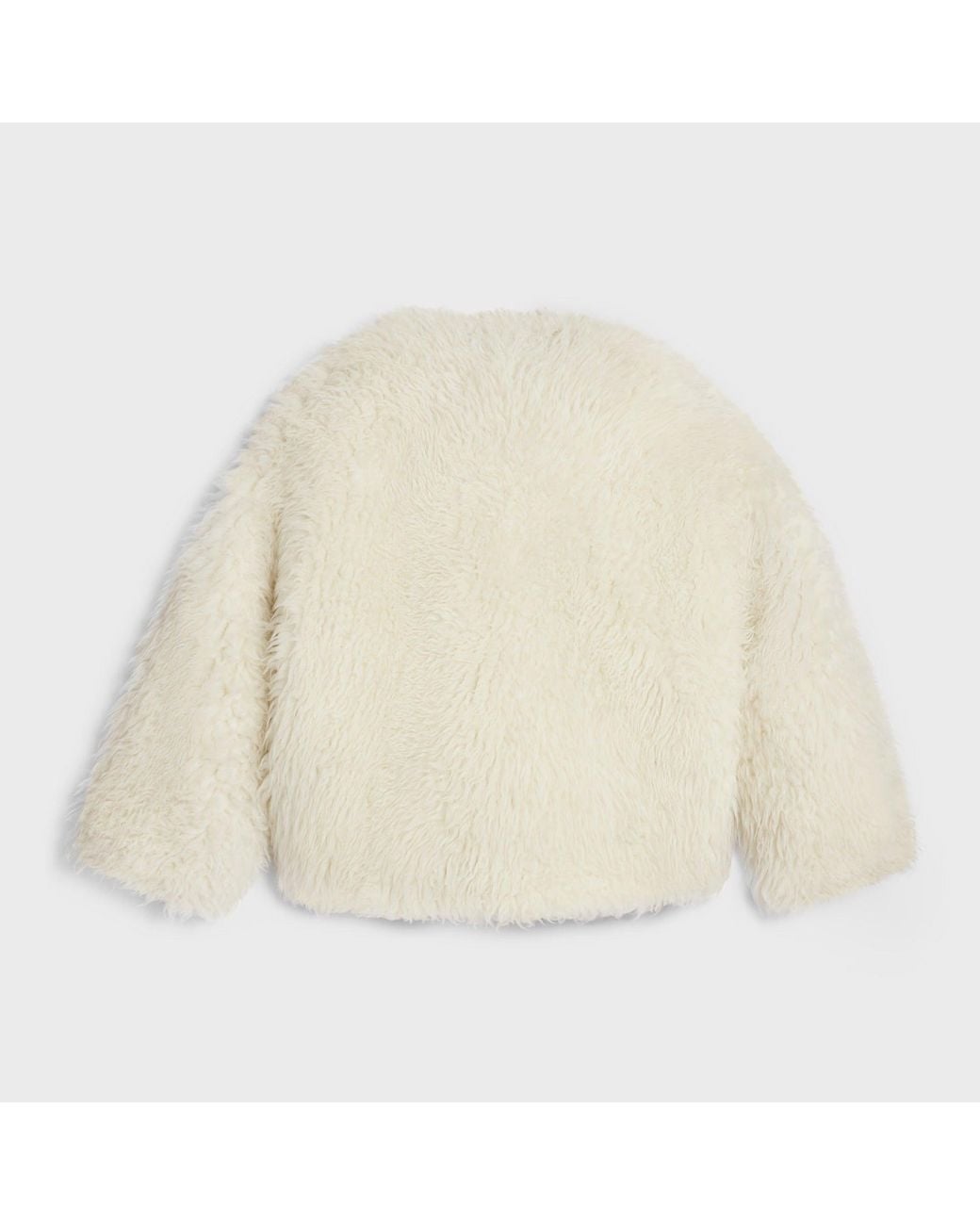 Céline Natural Virgin Wool Coat