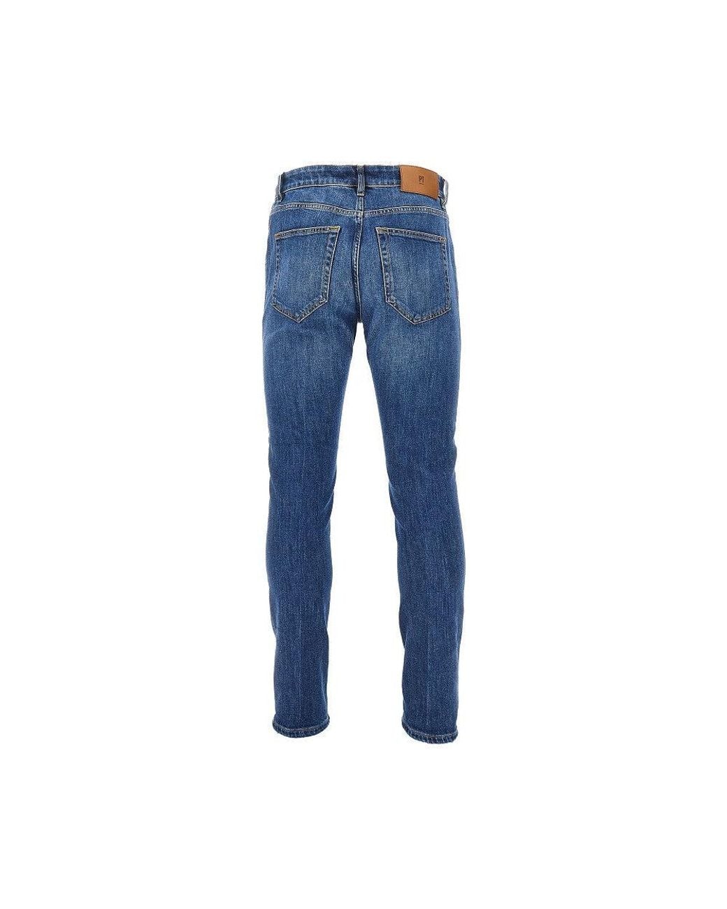 PT Torino Blue Stretch Denim 'Reggae' Jeans for men