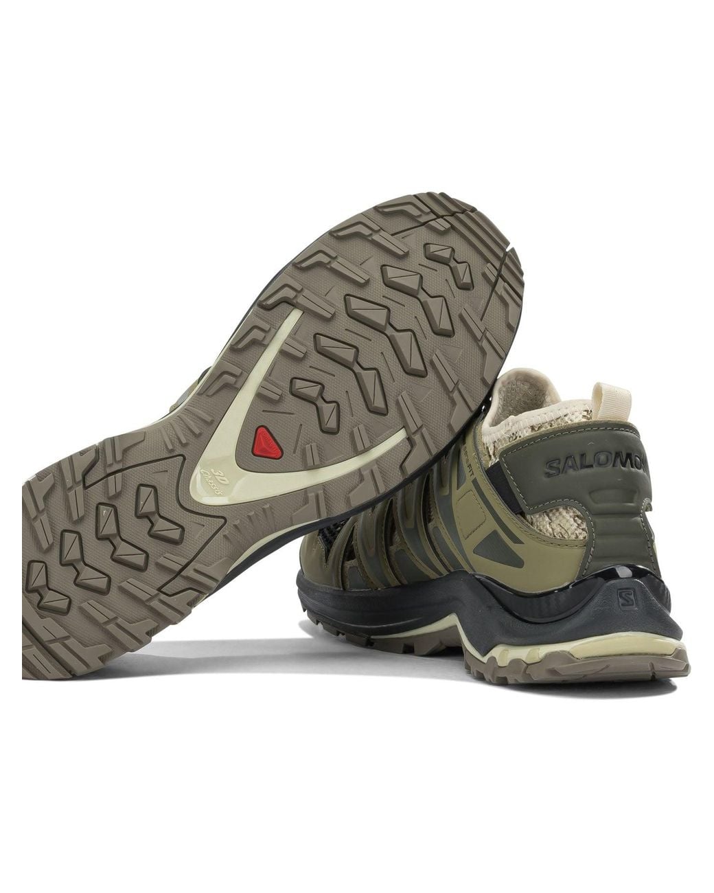 Salomon Green "Xa Pro 3 D Modular" Low Top Sneakers